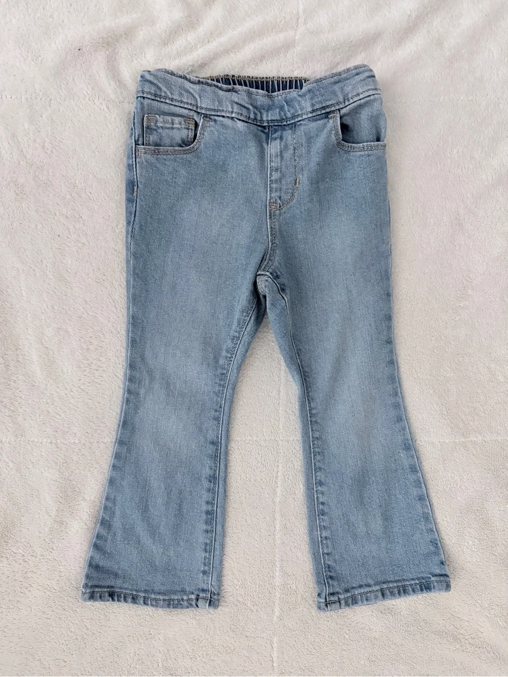 Old Navy Light Blue Flare Jeans - Toddler Girl